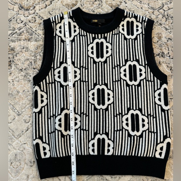 Maje Sweater Vest Sleeveless - Picture 5 of 6